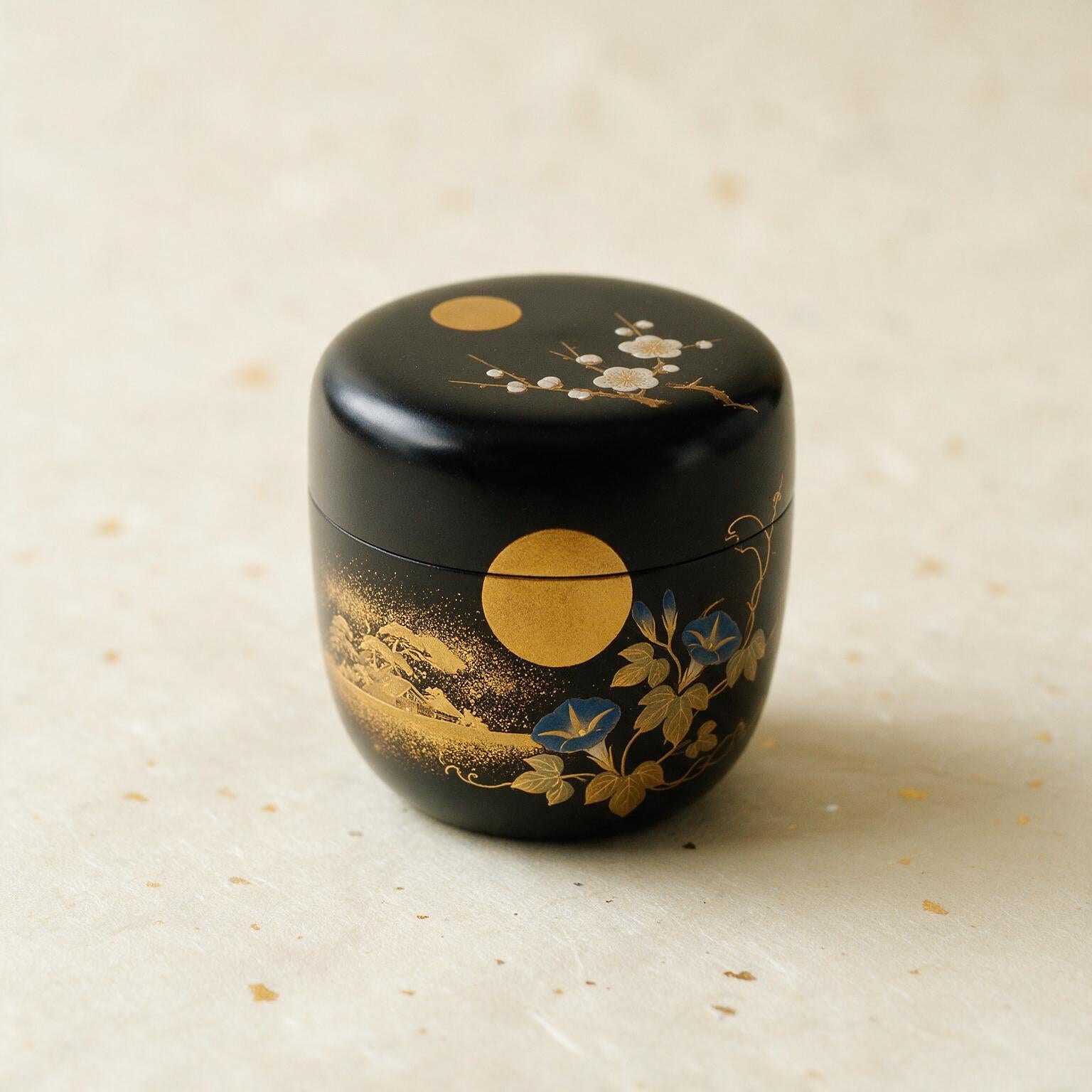 Natsume, a Japanese lacquered matcha tea caddy