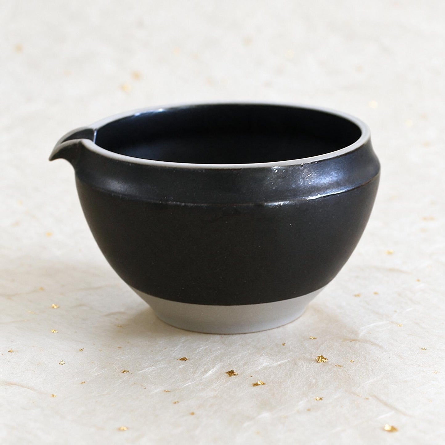 Mino-yaki chawan, seen from above